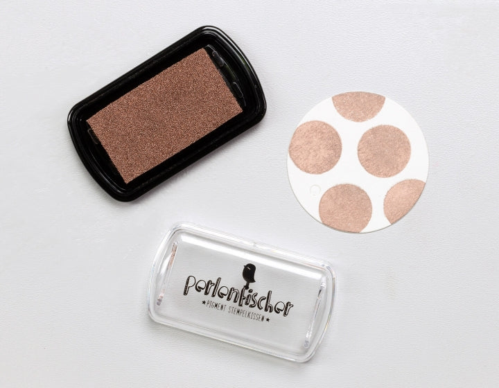 PERLENFISCHER Pigment Stempelkissen Mini Rosegold