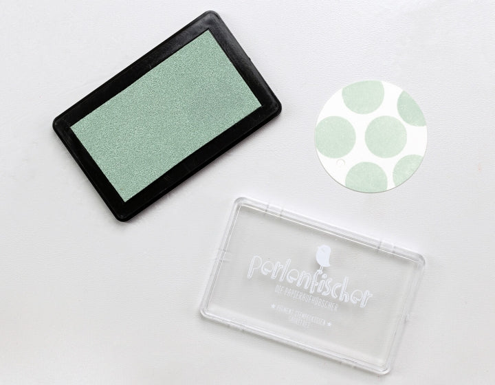 PERLENFISCHER Pigment Stempelkissen Salbei