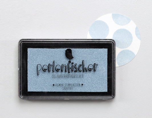 PERLENFISCHER Pigment Stempelkissen Taube