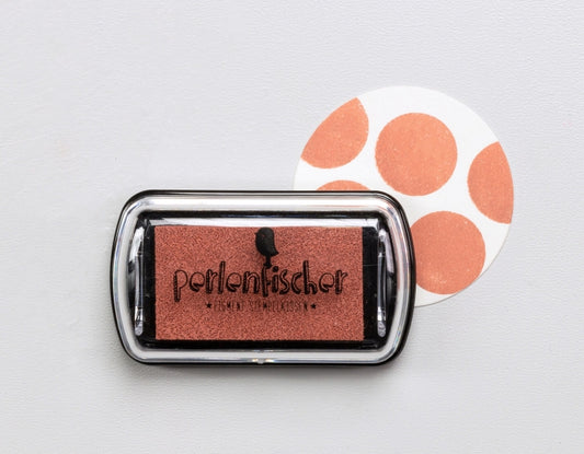 PERLENFISCHER Pigment Stempelkissen Mini Terracotta
