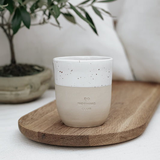 EULENSCHNITT Becher Do Nothing Club