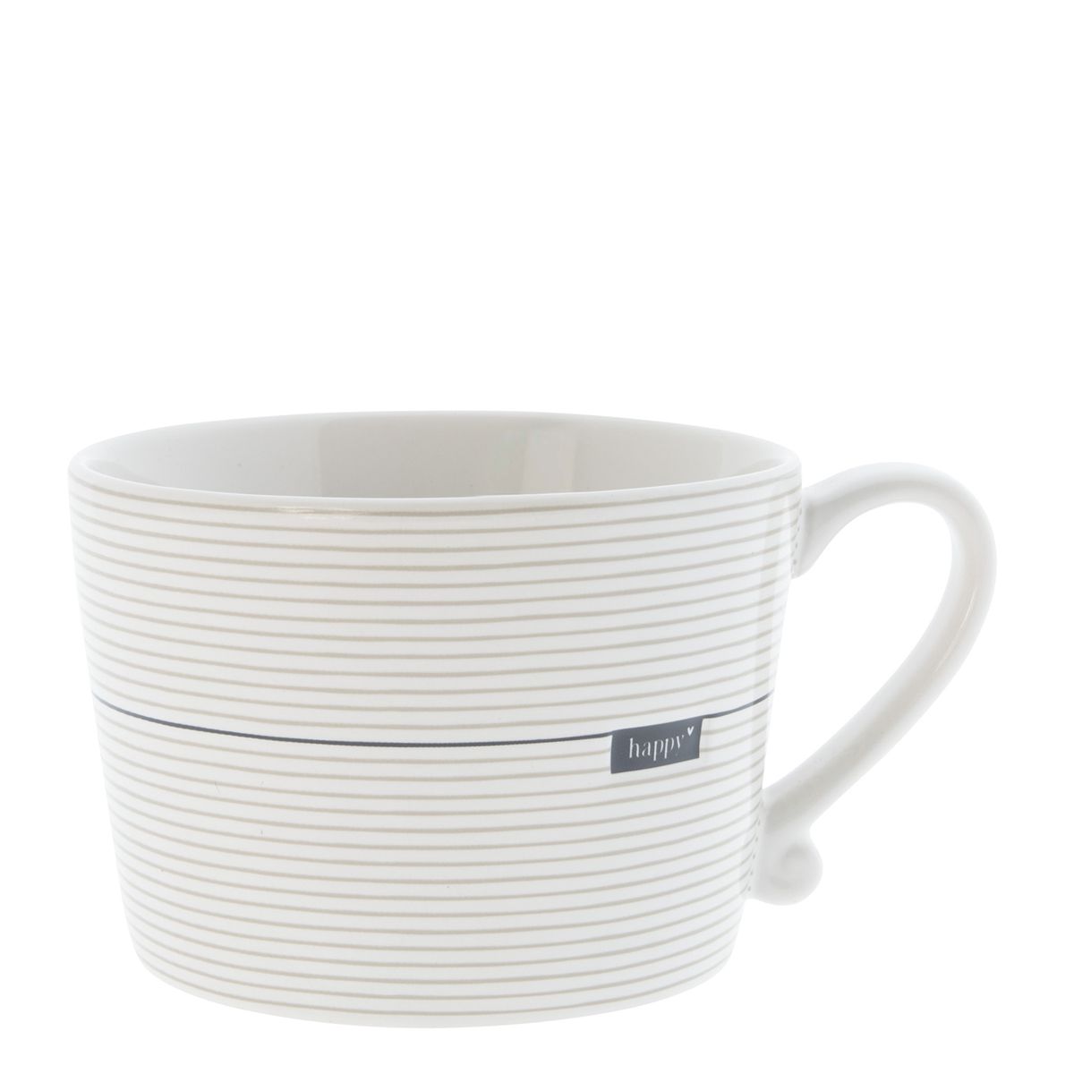 BASTION COLLECTIONS Tasse Streifen Happy