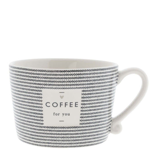BASTION COLLECTIONS Tasse Stripes & Coffee