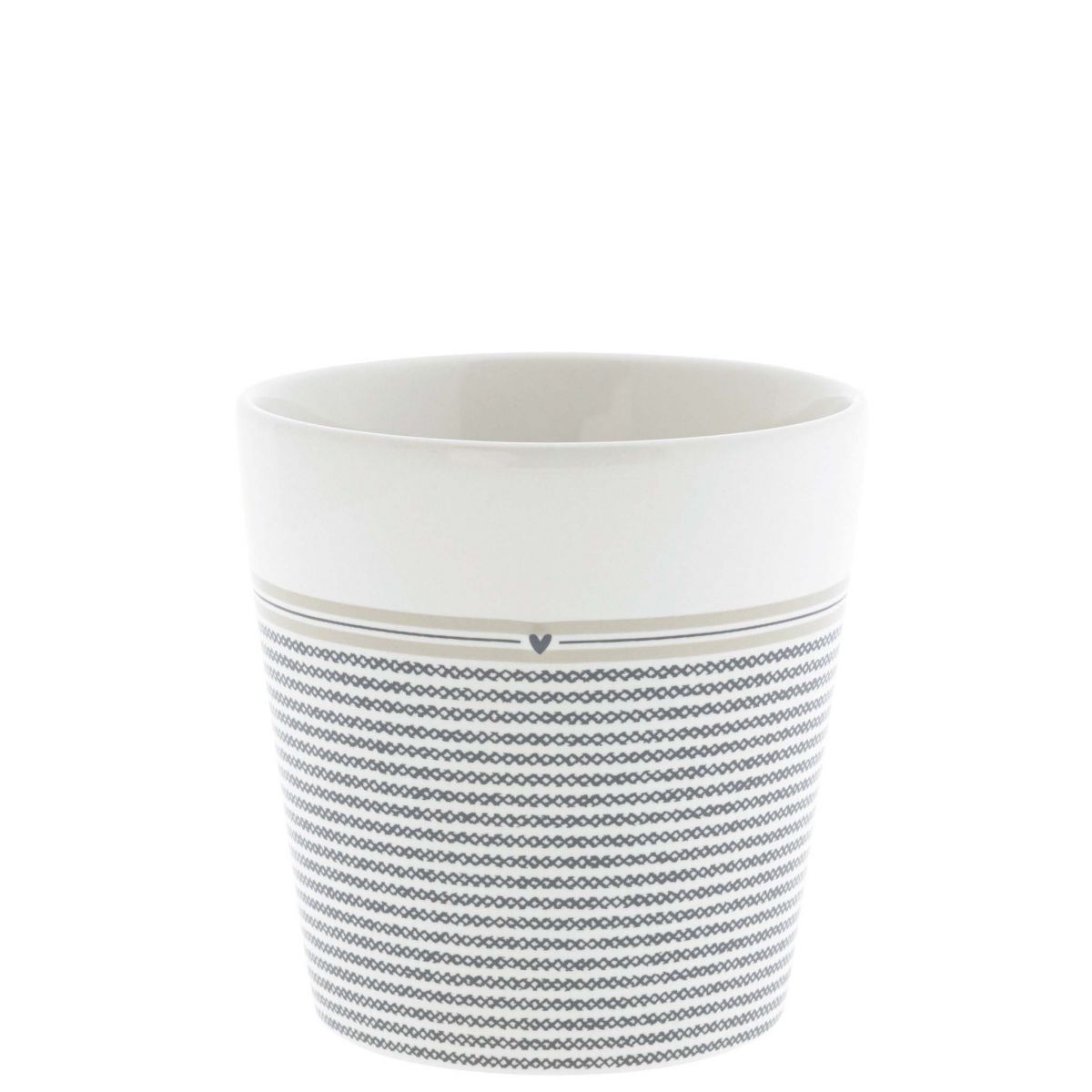 BASTION COLLECTIONS Becher Stripes Little Heart