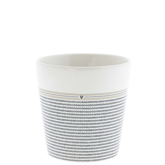 BASTION COLLECTIONS Becher Stripes Little Heart