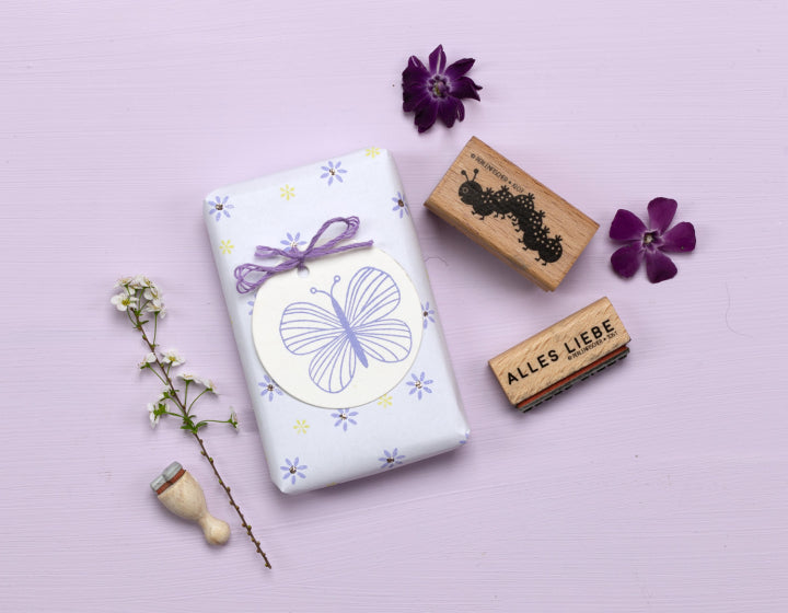 PERLENFISCHER Stempel 187 - Schmetterling Emma