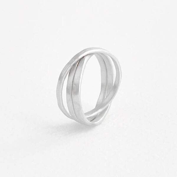 SUSICALA Sophie 3 Twin Ring Sterlingsilber