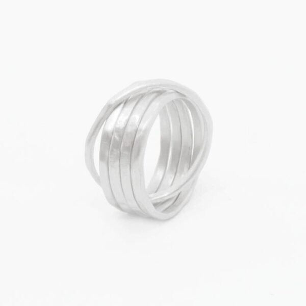 SUSICALA Sophie 5 Twin Ring Sterlingsilber