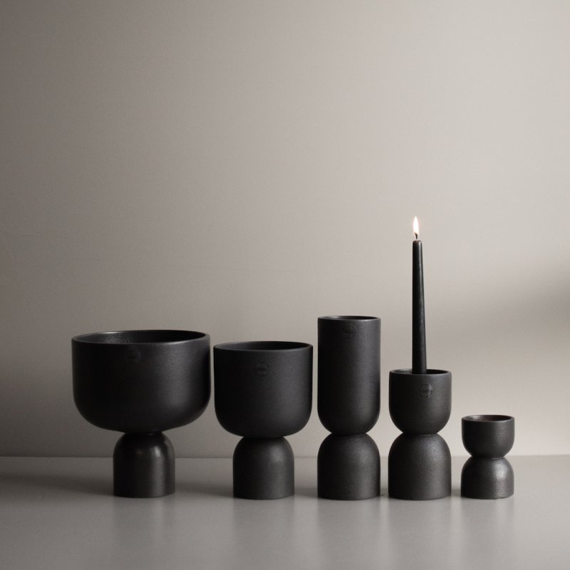 DBKD Post Teelicht Cast Iron
