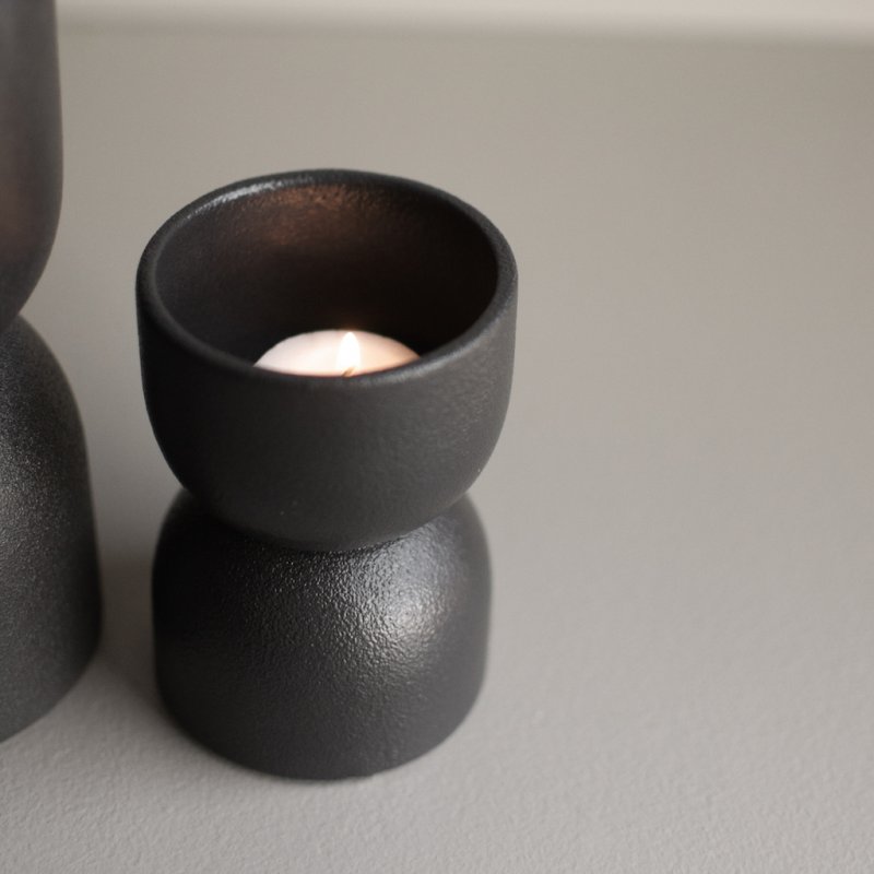 DBKD Post Teelicht Cast Iron