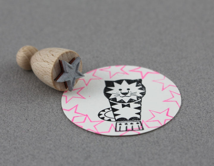 PERLENFISCHER Stempel 65 - Stern Outline
