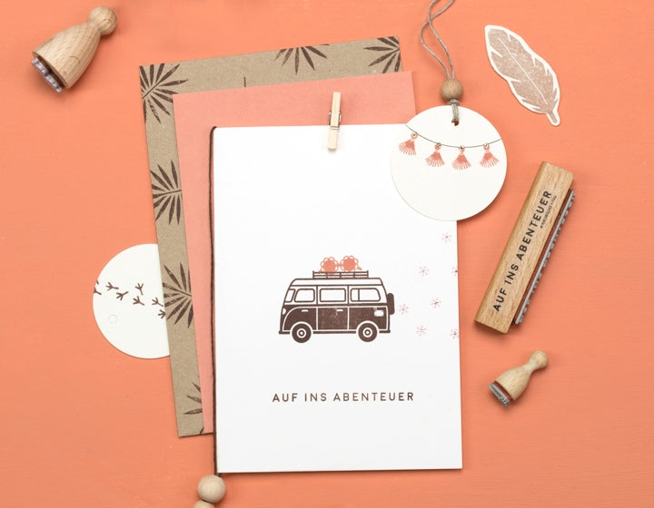 PERLENFISCHER Stempel Auf ins Abenteuer