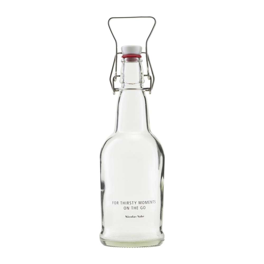 NICOLAS VAHE Glasflasche mit Patentverschluss