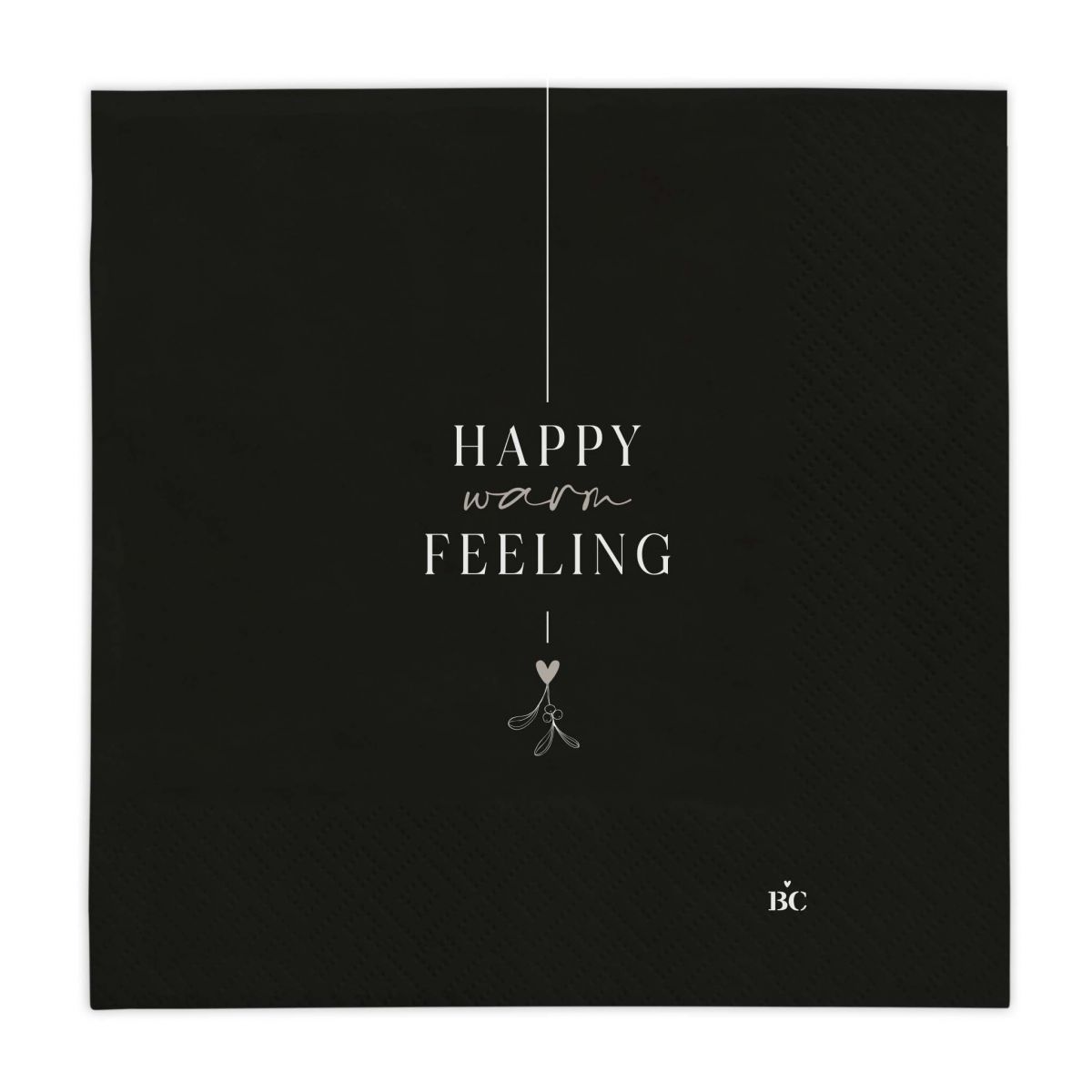 BASTION COLLECTIONS Papierservietten Happy warm Feeling