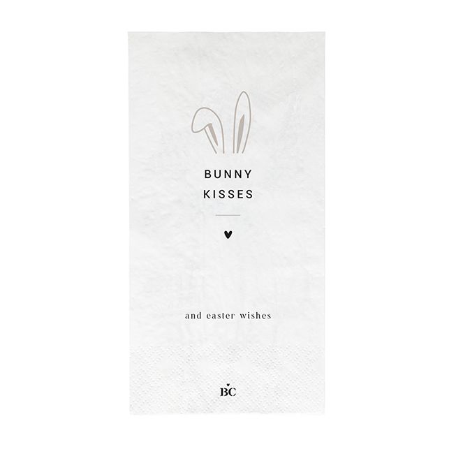 BASTIONCOLLECTIONS Papierservietten Bunny Kisses and Easter Wishes