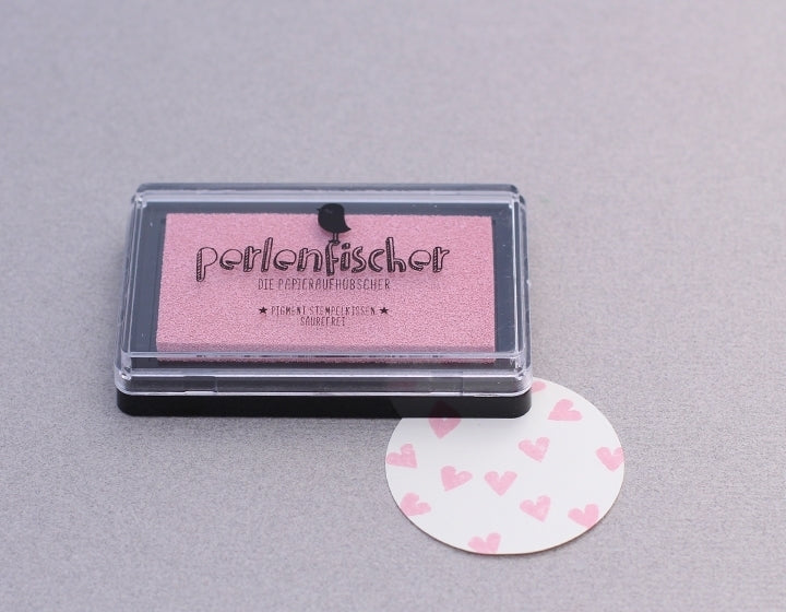 PERLENFISCHER Pigment Stempelkissen Zuckerwatte